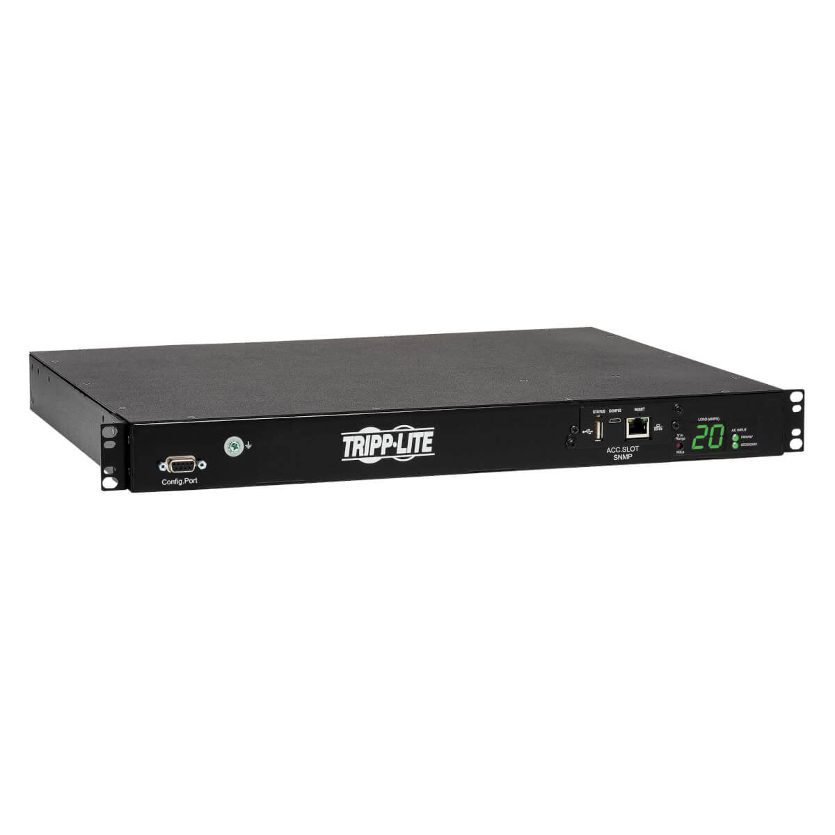 PDU Controlable Monofásico Tripp Lite PDUMH20HVATNET, 3.2-3.8 kW, 200-240V, 10 Tomacorrientes, 3.6 Metros, para Instalación 1U en Rack