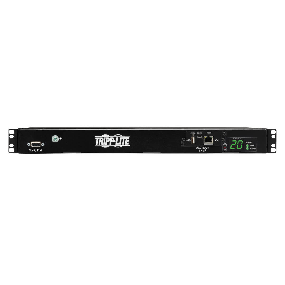 PDU Controlable Monofásico Tripp Lite PDUMH20HVATNET, 3.2-3.8 kW, 200-240V, 10 Tomacorrientes, 3.6 Metros, para Instalación 1U en Rack