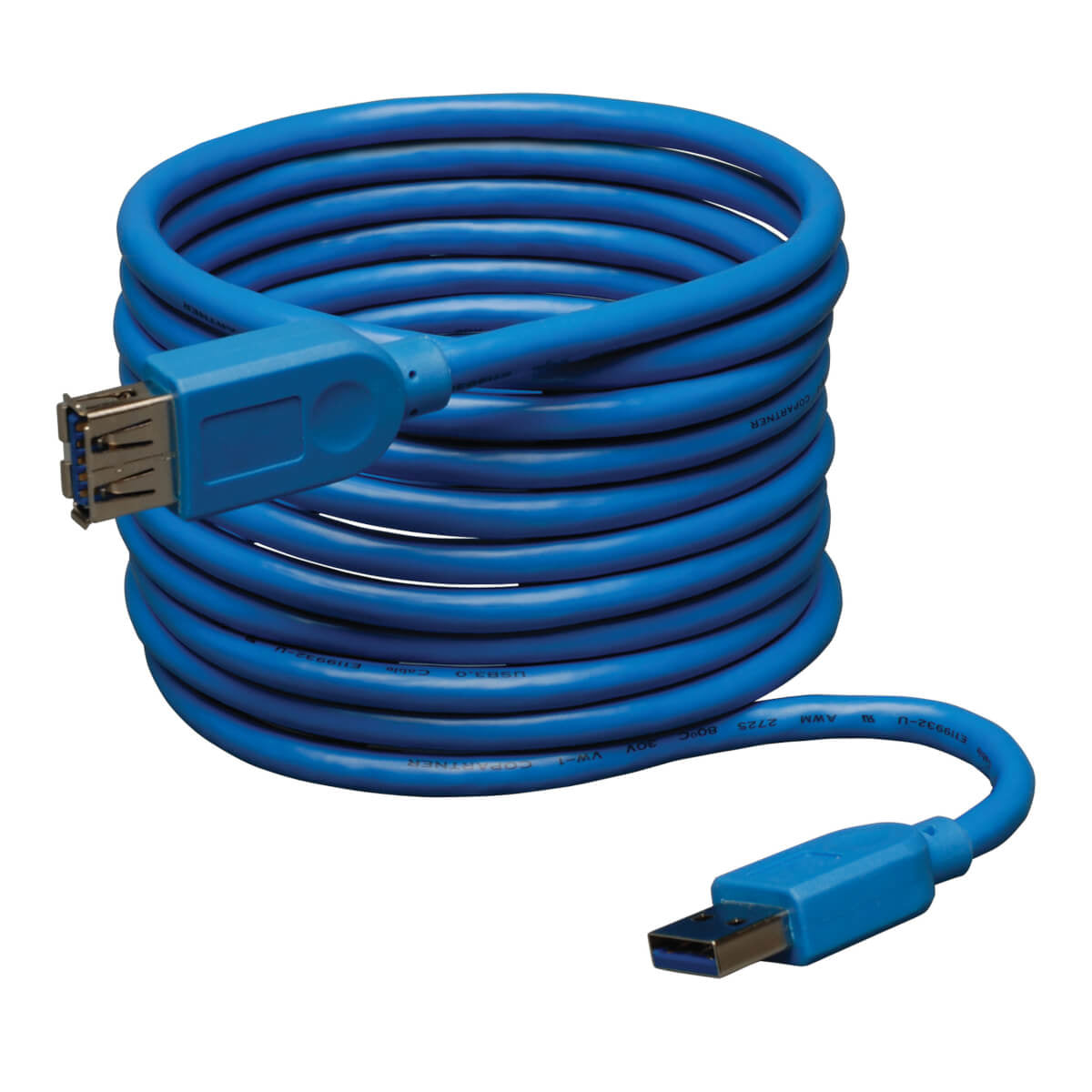 Cable de Extensión Tripp Lite U324-010, USB A 3.0 Macho - USB A Hembra, 3.05 Metros, Azul