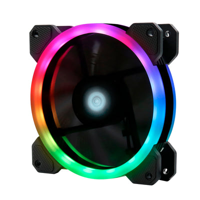 VORAGO ACCS VENTILADOR GAME FACTOR FG400 1 ACCS 20MM RGB DUAL RING 5 PINES