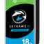 ST18000VE002 Disco Duro para Videovigilancia Seagate SkyHawk AI 3.5", 18TB, SATA III, 7200 RPM, 256MB Caché