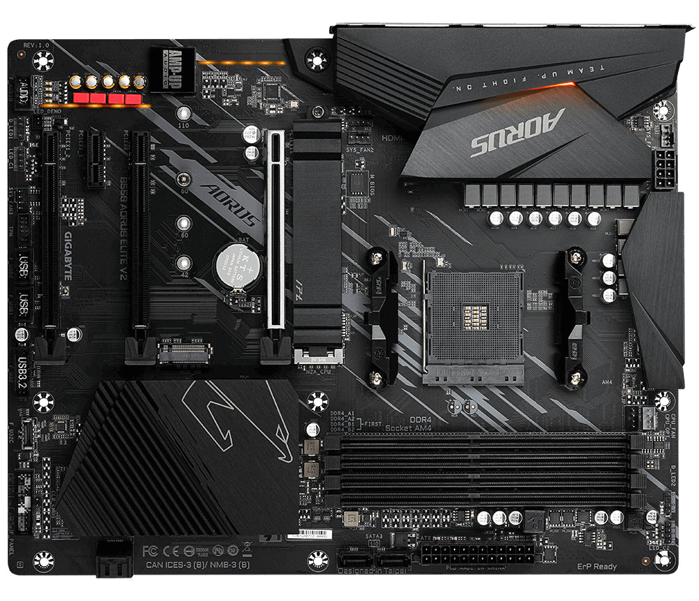 GIGABYTE (ARROBA) TARJETA MADRE GIGABYTE B550 CPNT AORUS ELITE V2 AMD AM4 ATX DP/HDMI