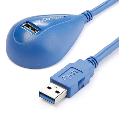 Cable de 1.5m STARTECH Extensión Alargador USB 3.0, color negro