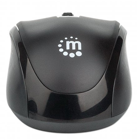 Mouse Inalámbrico de Alto Rendimiento II Manhattan, RF Inalámbrico, 1600DPI, Negro