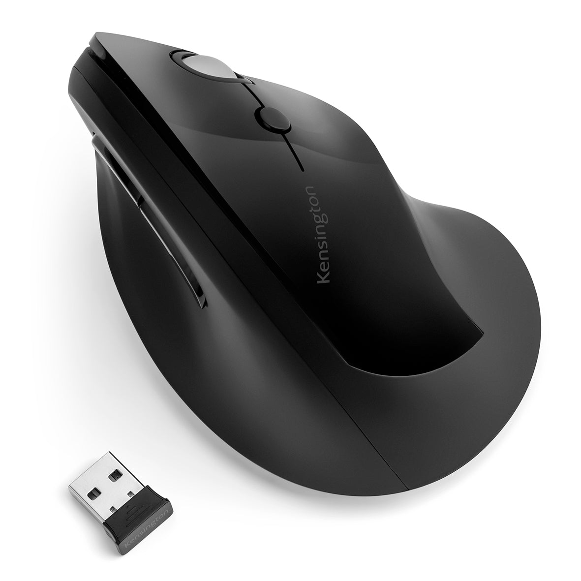 Mouse Pro Fit Ergo Vertical Kensington, Inalámbrico, 1600DPI, Negro