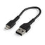 Cable de Carga Certificado Startech.com RUSBLTMM15CMB, MFi Lightning Macho - USB A 2.0 Macho, 15cm, Negro