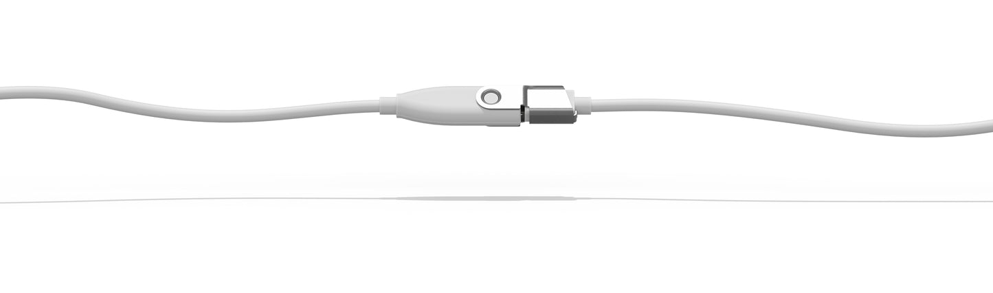 Cable de extensión para Mic Pod Logitec de 10 metros color Blanco