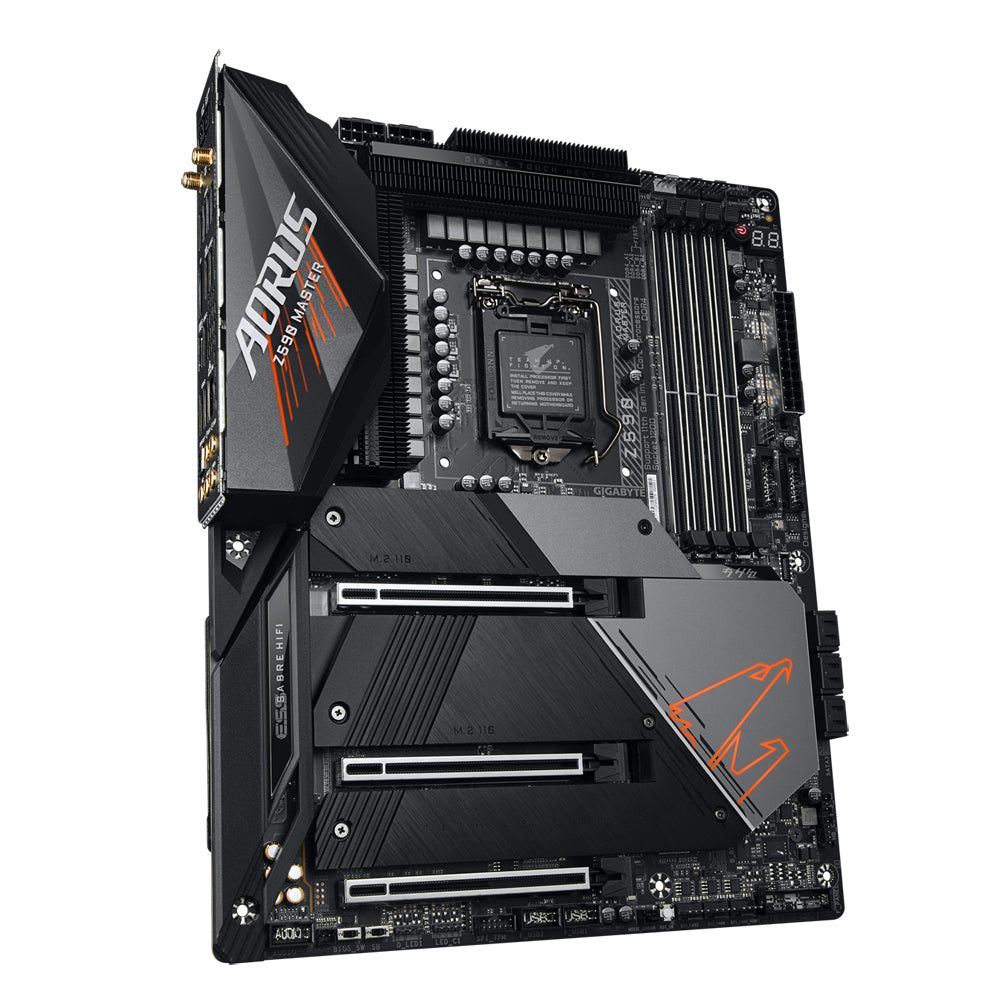 GIGABYTE (ARROBA) TARJETA MADRE Z590 AORUS MASTERCPNT LGA 1200 ATX DDR4 DP/WIFI 6