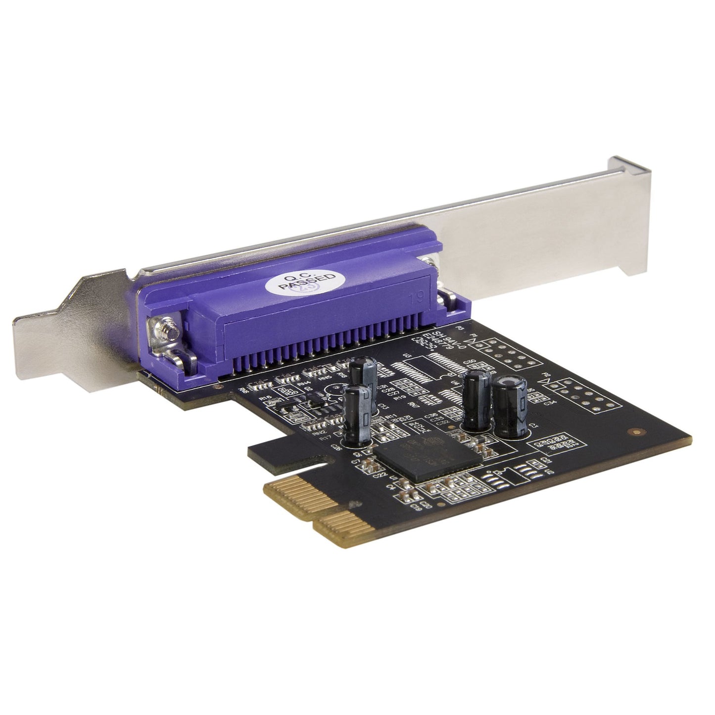 Tarjeta PCI Express STARTECH de 1 Puerto Paralelo - Adaptador PCIe a DB25 LPT, color negro