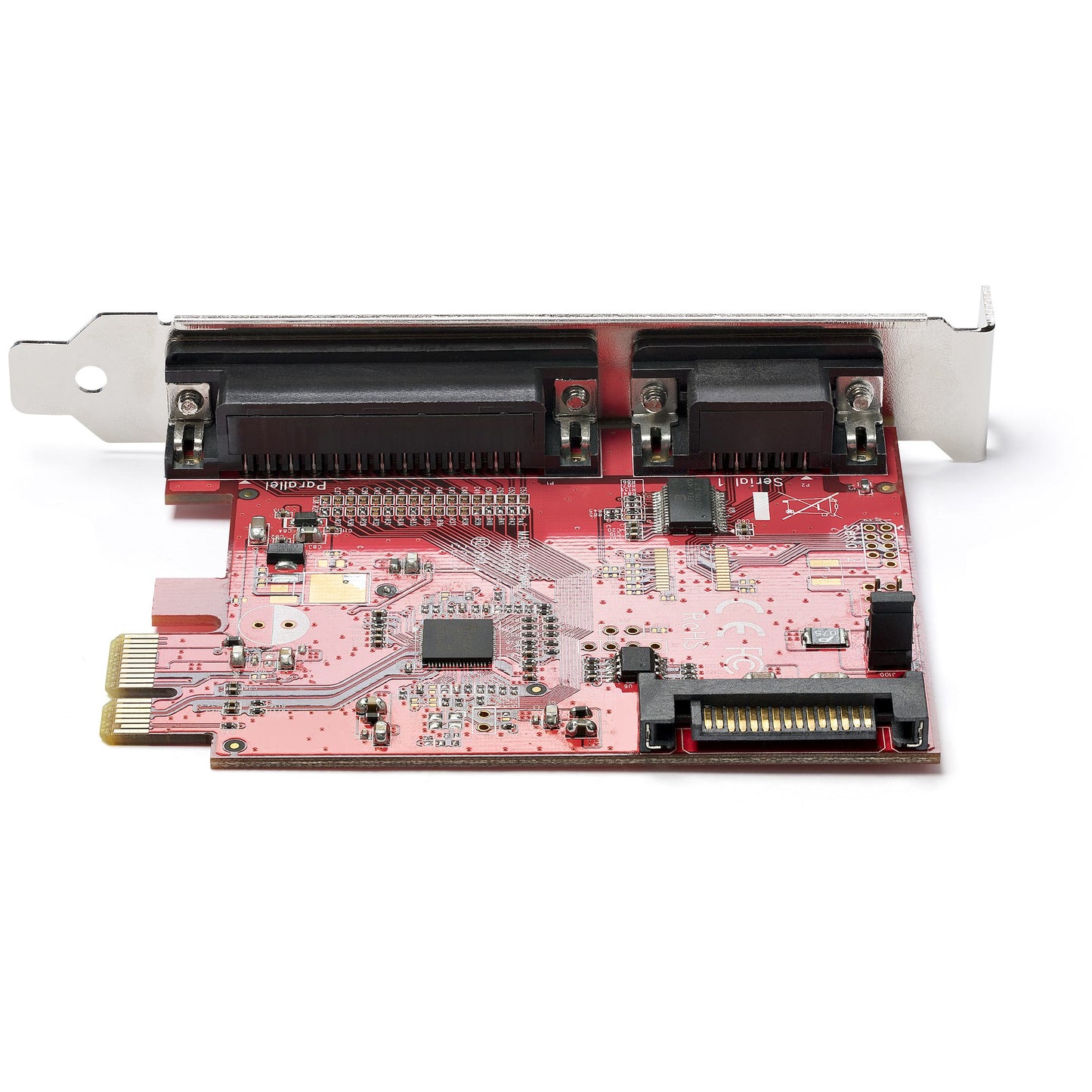 StarTech Tarjeta PCI Express con Puerto Serial y Paralelo, Tarjeta Adaptadora Combo PCIe con Puerto Paralelo DB25 y Puerto Serie RS232