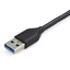 Hub StarTech.com HB30AM4AB USB A Macho - 4x Puertos USB A 3.0, 5000 Mbit/s, Negro/Gris