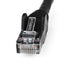 Cable StraTech.com N6LPATCH1MBK Patch Cat6 UTP sin Enganches RJ-45 Macho - RJ-45 Macho, 1 Metro, Negro