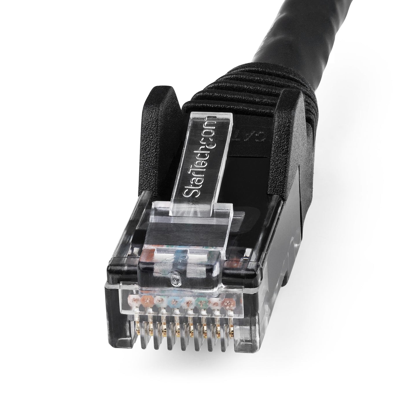 Cable StraTech.com N6LPATCH2MBK, Patch Cat6 UTP sin Enganches RJ-45 Macho - RJ-45 Macho, 2 Metros, Negro