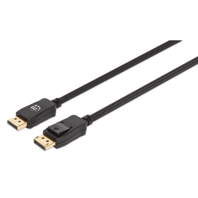 Cable Manhattan 353625 DisplayPort 1.4 Macho - DisplayPort 1.4 Macho, 8K, 60Hz, 3 Metros, Negro