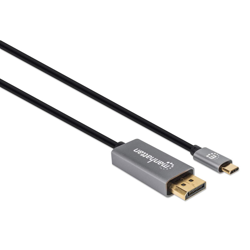 Cable DisplayPort Manhattan 354844, 1.4 Macho - USB-C Macho, 8K, 60Hz, 2 Metros, Negro