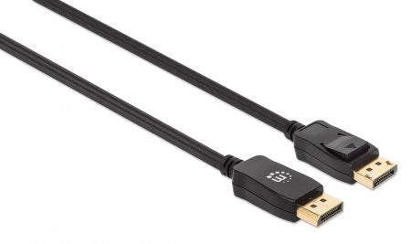 Cable Manhattan 356618, DisplayPort 1.4 Macho - DisplayPort Macho, 8K, 60Hz, 2 Metros, Negro