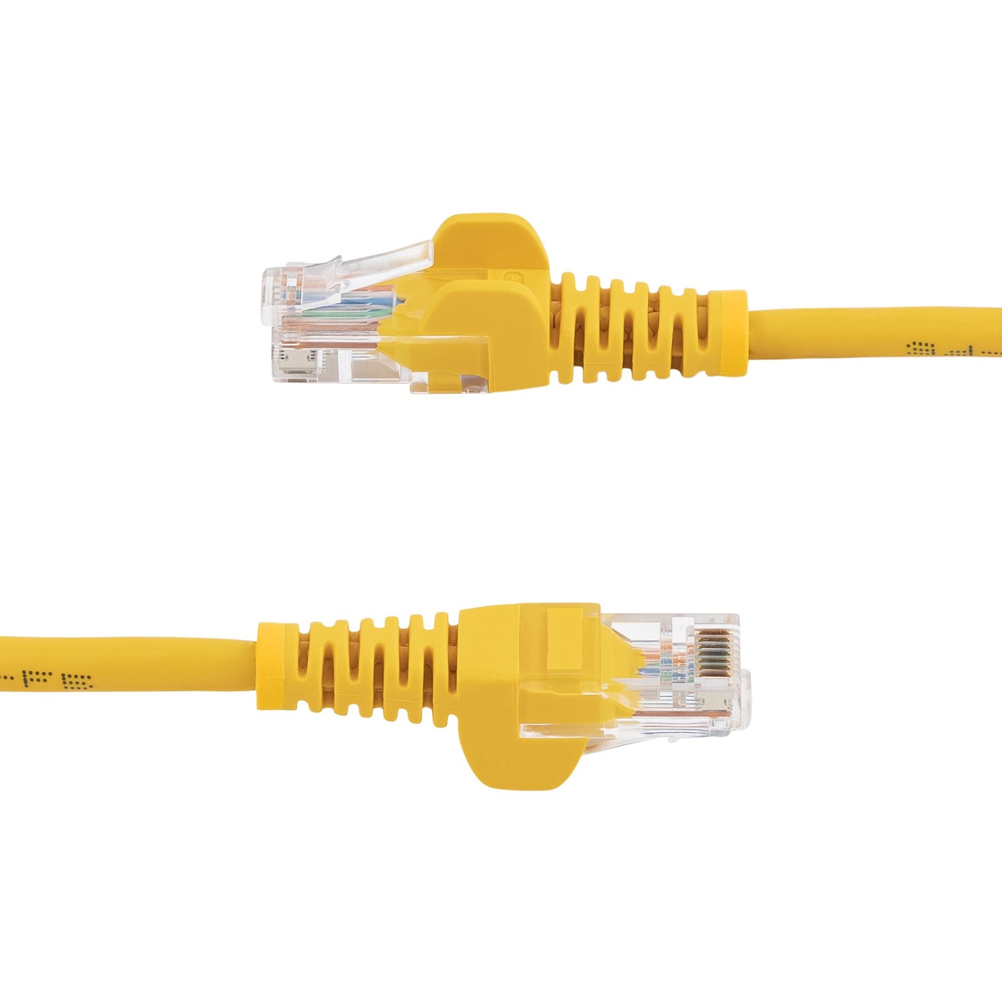 STARTECH CONSIG CABLE RED 0.5M AMARILLO CAT5E CABL ETHERNET SIN ENGANCHE