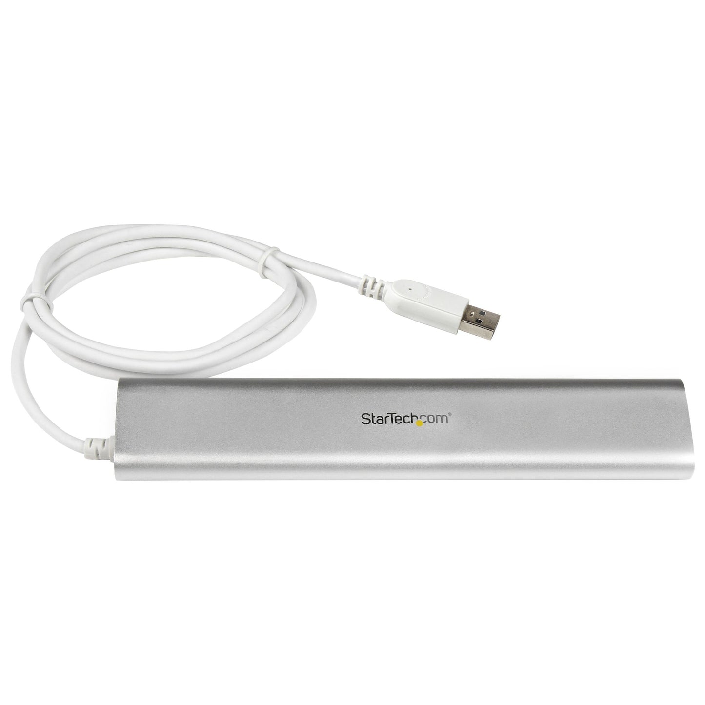 Concentrador USB 3.0  STARTECH de 7 Puertos - 5Gbps - Hub de Aluminio con Cable Incorporado - 7 puertos, color aluminio