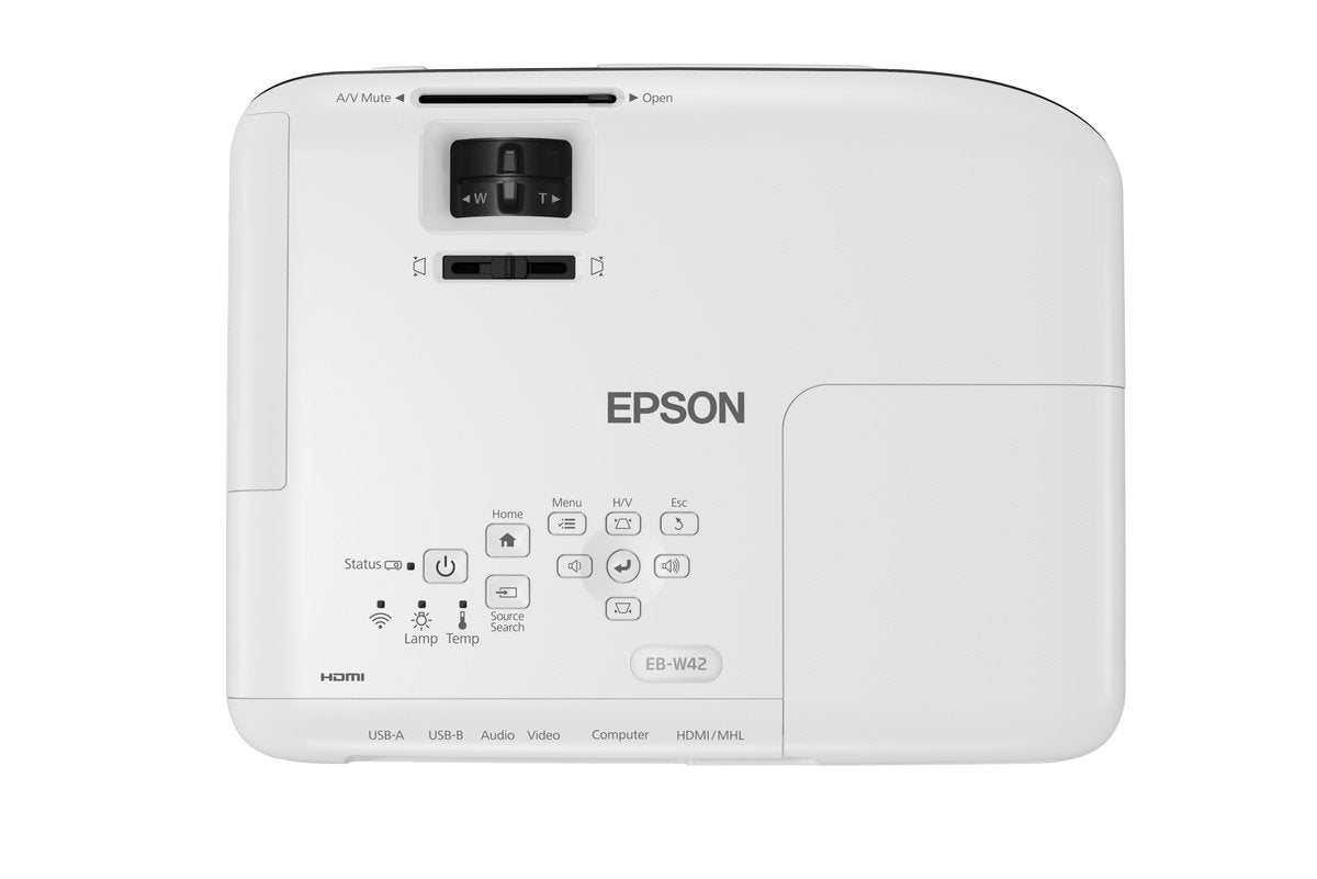 EPSON PROYECTOR EPSON POWER LITE W52 PROJ 4000 LUM WXGA HDMI CON WIFI