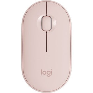 Mouse óptico Pebble M350 Logitech, Inalámbrico, Bluetooth, 1000DPI, Rosa