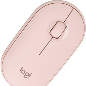 Mouse óptico Pebble M350 Logitech, Inalámbrico, Bluetooth, 1000DPI, Rosa