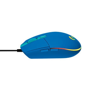 Mouse óptico gamer G203 Lightsync Logitech, Alámbrico, Azul