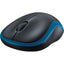 Mouse Logitech M185 Inalámbrico Azul con mini receptor USB usa 1 batería AA