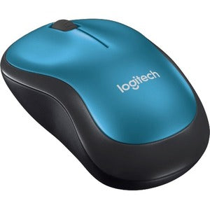 Mouse Logitech M185 Inalámbrico Azul con mini receptor USB usa 1 batería AA