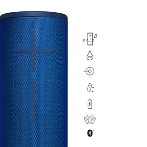 LOGITECH ULTIMATE EARS MEGABOOM 3 WIRELESPKR BLUETOOTH SPEAKER-LAGOON BLUE-BT-N