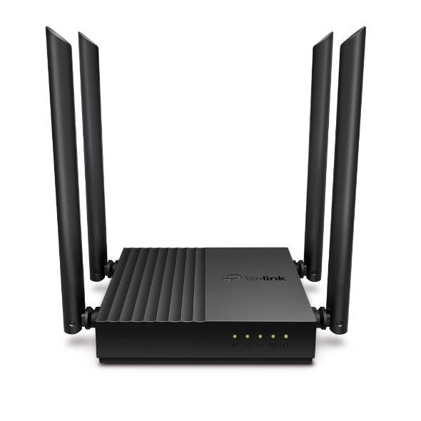 Router TP-Link Gigabit Ethernet de Banda Dual MU-MIMO Firewall ARCHER C64 AC1200, Inalámbrico, 1200Mbit/s, 5x RJ-45, 2.4/5GHz, con 4 Antenas Externas