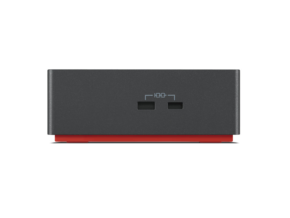 Lenovo Doking Station Thinkpad 40B00300US Thunderbolt 4, 1x USB-C 3.2, 4x USB 3.1, 1x HDMI, 2x DisplayPort, 1x RJ-45, Negro/Rojo