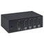 MUX KVM HMDI Doble Monitor 4:1, 4K, 30Mhz U, 4 Computador(es)