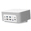 Docking Station Logitech con puertos de USB Tipo-C, USB A, DisplayPort, HDMI, Bluetooth, Color Blanco.