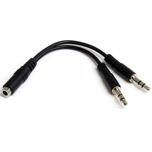 STARTECH CONSIG CABLE ADAPTADOR DIVISOR CABL AUDIFONOS HEMBRA A MACHO