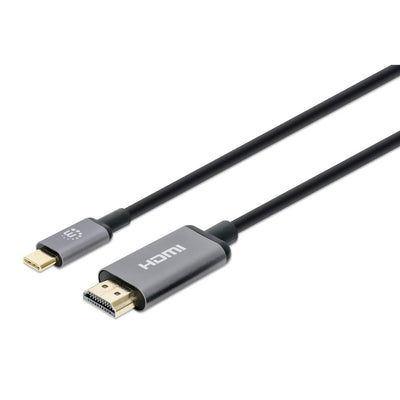 INTRACOM CABLE USB-C A HDMI M 2.0M 4K CABL 60HZ NEGRO CABLE USB-C A HDMI M 2.0M 4K 60HZ NEGRO