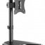 Soporte de escritorio para monitor, soporta un monitor LCD de 17" a 27" con un peso de hasta 7kg