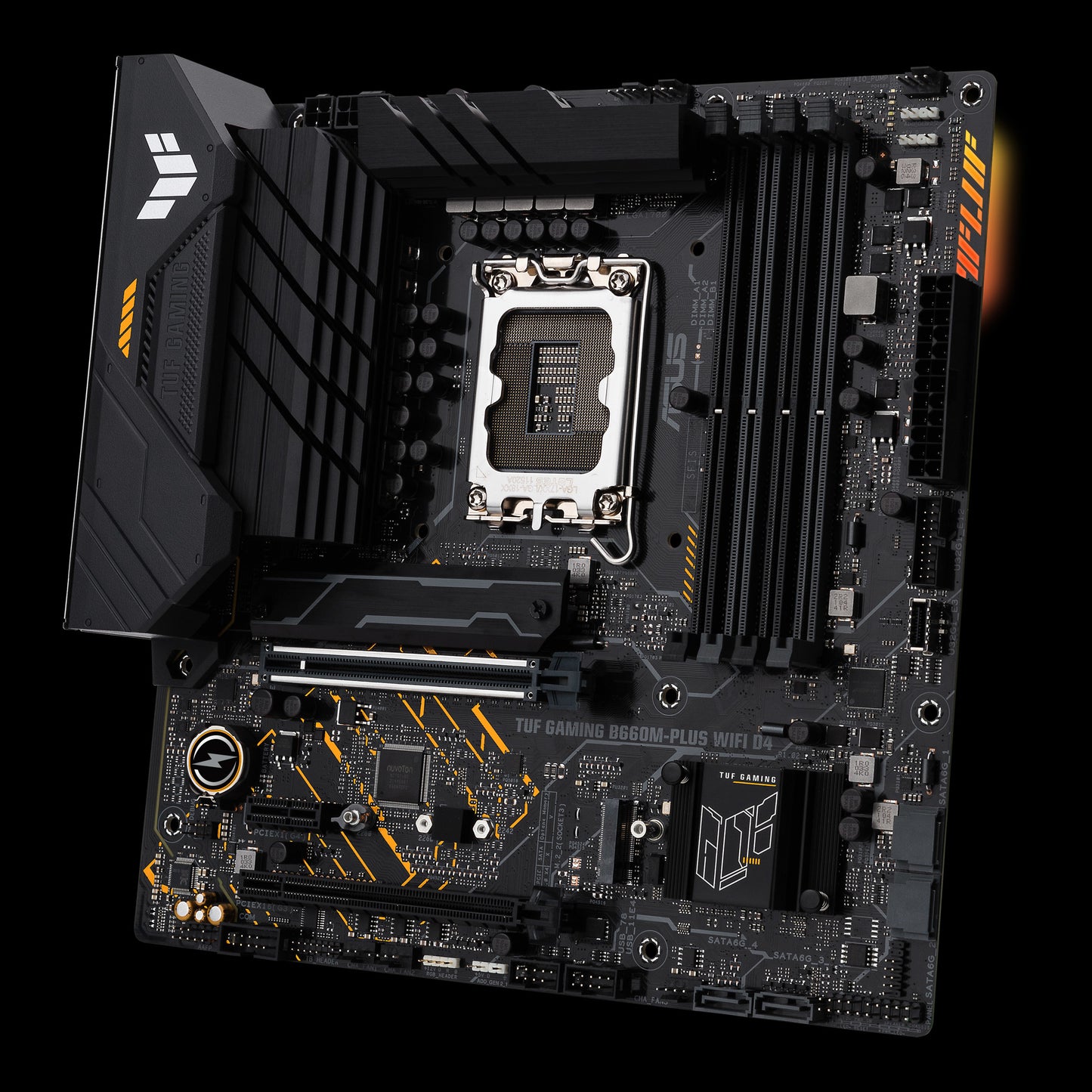 ASUS (ARROBA) TARJETA MADRE TUF GAMING B660M-CPNT PLUS WIFI D4 LGA 1700 MATX PCIE 5.