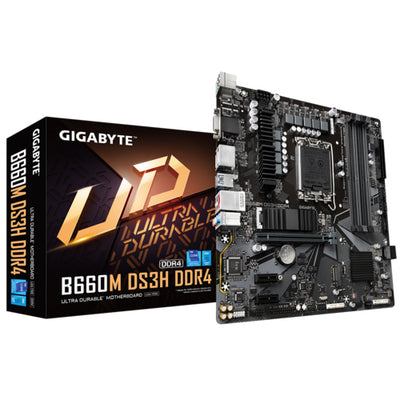 GIGABYTE ASI TARJETA MADRE GIGABYTE B660M CPNT DS3H DDR4 LGA 1700 MATX HDM/DP