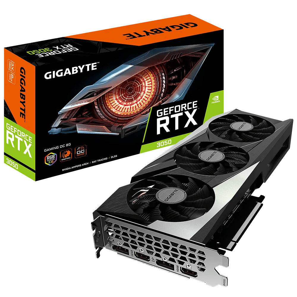 GIGABYTE (ARROBA) TARJETA DE VIDEO GIGABYTE RTX WRLS 3050 GAMING OC 8G GDDR6 PCIE 4.0