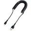 Cable Espiral StarTech.com RUSB2ALT1MBC. Lightning Macho - USB A Macho, 1 Metro, Negro
