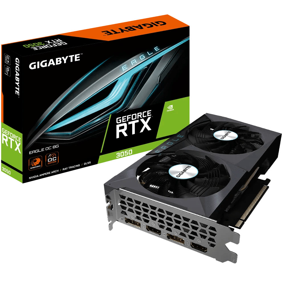 GIGABYTE (ARROBA) TARJETA DE VIDEO GIGABYTE RTX WRLS 3050 EAGLE OC 8G GDDR6 PCIE 4.0 AT