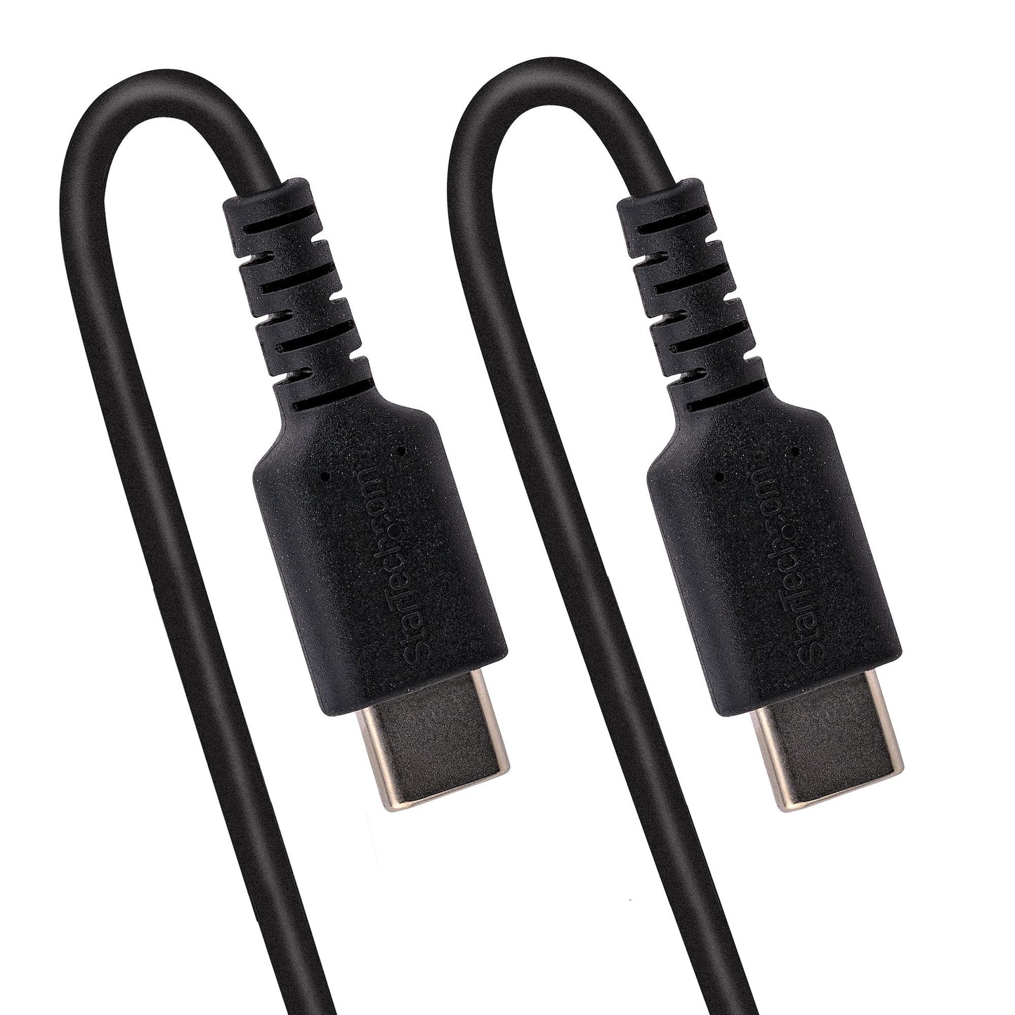 Cable Espiral USB StarTech.com R2CCC-1M-USB-CABLE, C Macho - USB-C Macho, 1 Metro, Negro