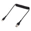Cable Espiral StarTech.com R2ACC-50C-USB-CABLE, USB-A Macho - USB-C Macho, 50cm, Negro