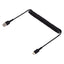 Cable Espiral StarTech.com R2ACC-1M-USB-CABLE, USB-A Macho - USB-C Macho, 1 Metro, Negro