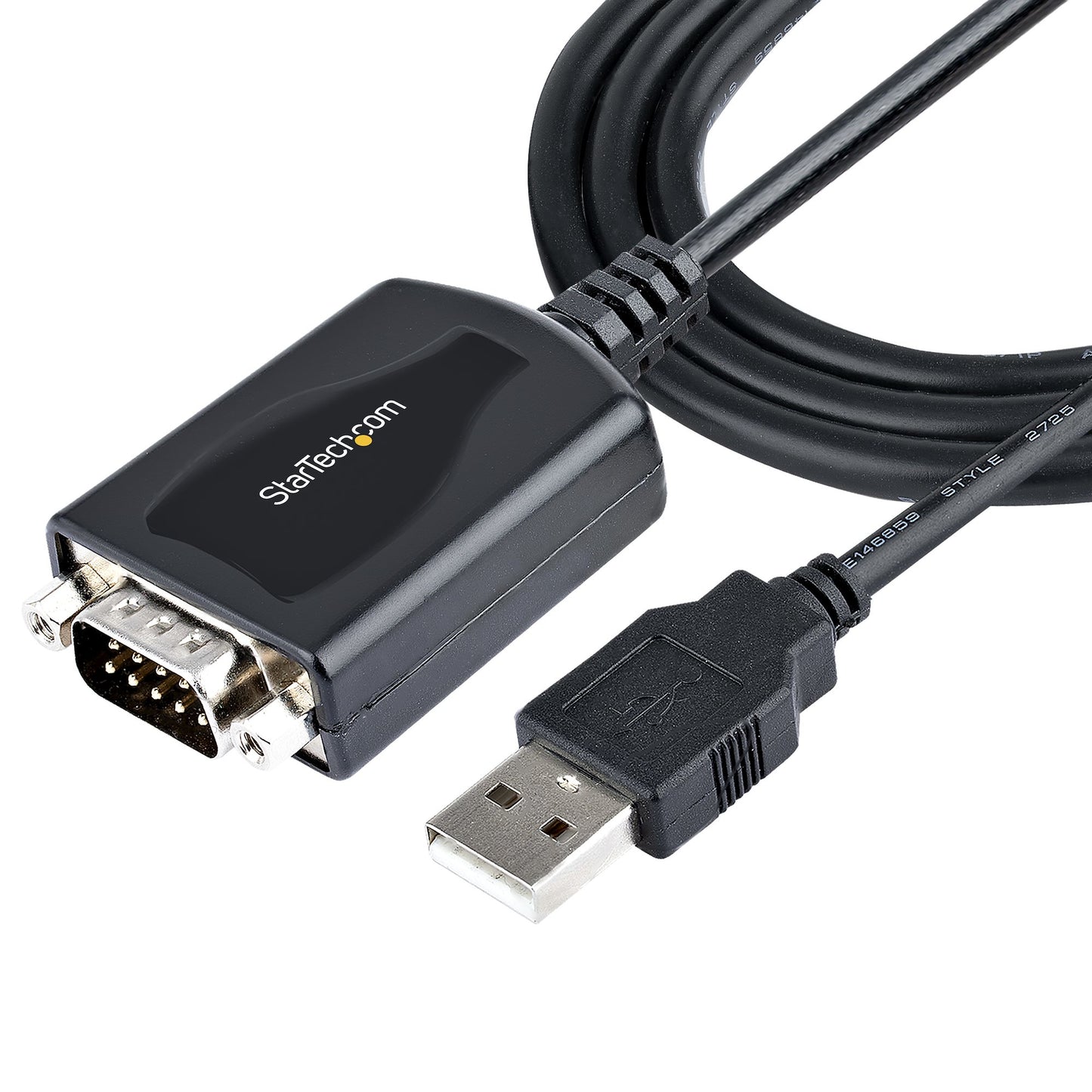 Cable StarTech.com 1P3FPC-USB-SERIAL, DB-9 Macho - USB A 2.0 Macho, 90cm, Negro