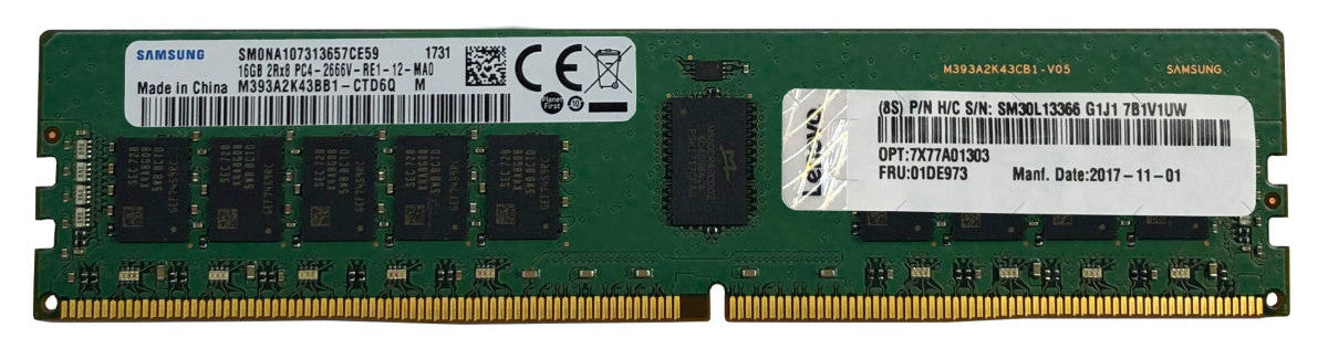 LENOVO GLOBAL 16GB 3200MHZ 2RX8 1 2V MEM .