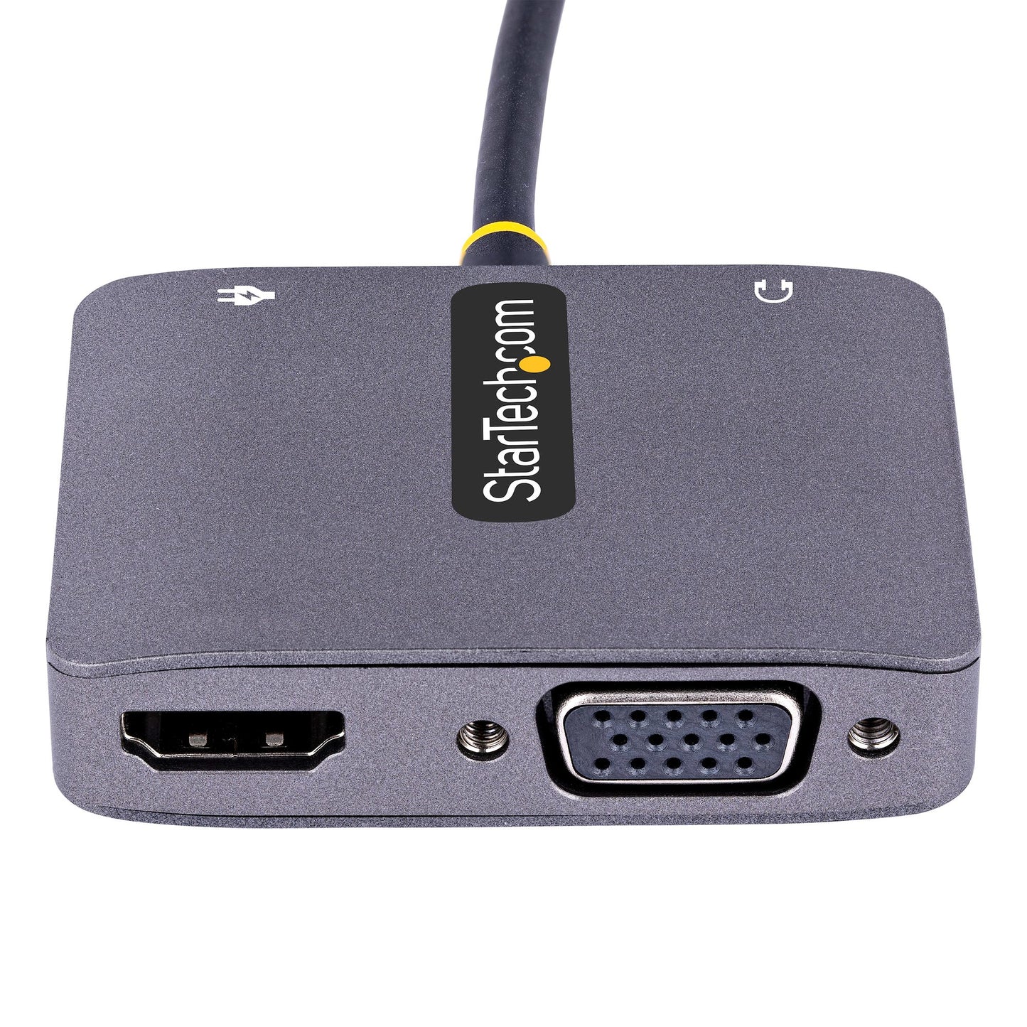 Adaptador de Video StarTech.com 122-USBC-HDMI-4K-VGA, USB C Macho - HDMI/VGA Hembra, Gris