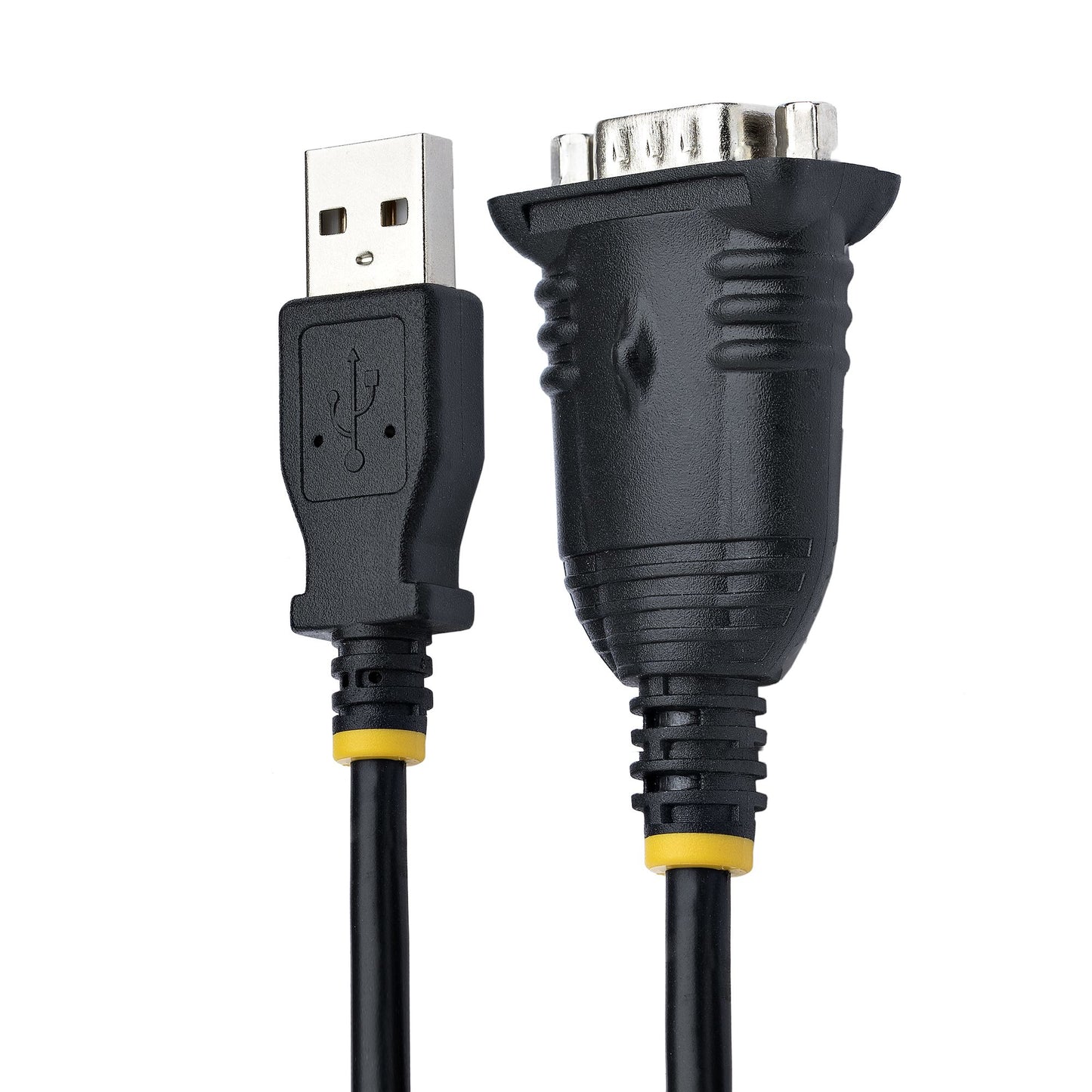 Adaptador StarTech.com 1P3FP-USB-SERIAL, BD9 RS-232 Macho - USB Macho, 91cm, Negro