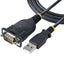Adaptador StarTech.com 1P3FP-USB-SERIAL, BD9 RS-232 Macho - USB Macho, 91cm, Negro