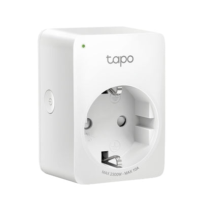 TP-Link Smart Plug Tapo P100, WiFi, 1 Conector, 2990W, 10A, Blanco, 2 Piezas